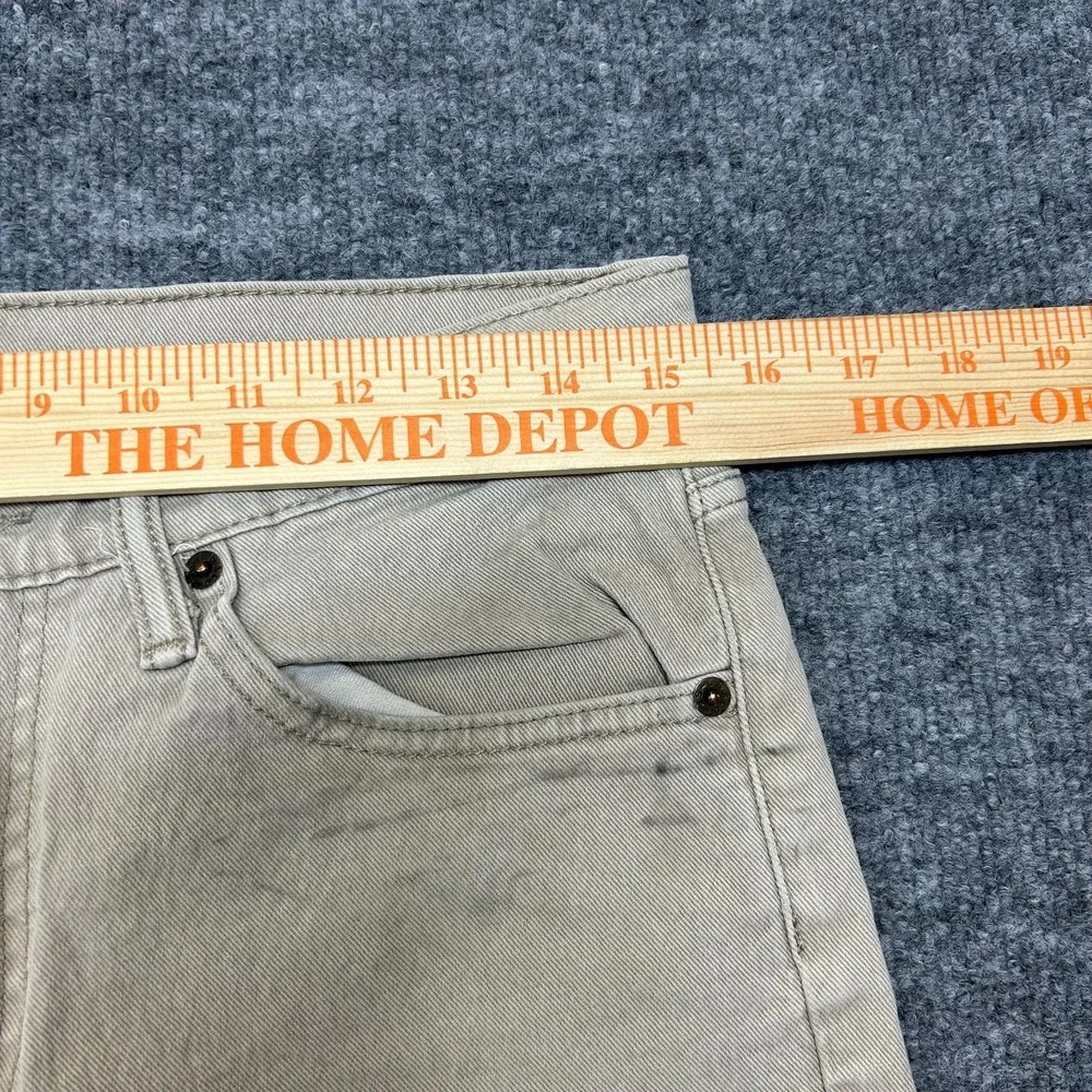 Levi's 511 Straight Jeans Men's Brown Denim Stretch Classic Zip‎ Fly - 31X29.5